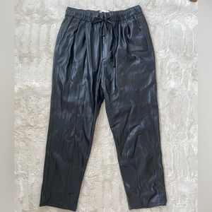 Zara faux leather pants